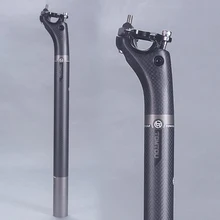 TomTou Сверхлегкий труба из углеродистого волокна 3 k матовый из углеродного волокна велосипедный подседельный сетбэк 25 мм детали горного велосипеда 27,2/30,8/31,6 мм-TC9T16