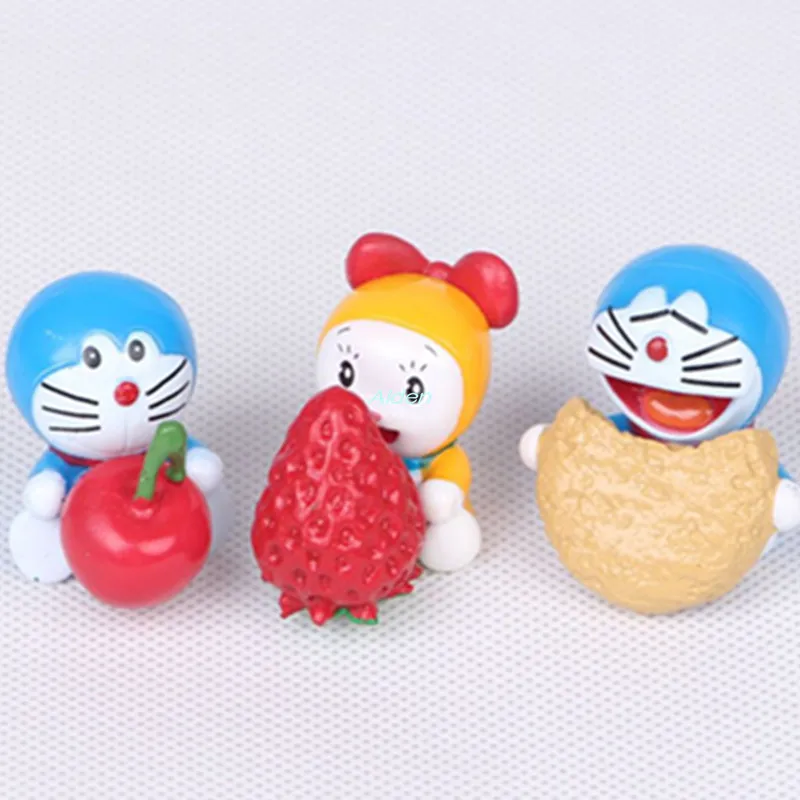 6 шт./партия с принтом Doraemon Pokonyan торт Наполеон отделочных материалов подарок на