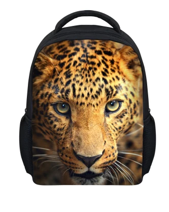 FORUDESIGNS 12 дюймов маленькие дети животные Тигр школьные сумки мальчики животные сумки на плечо Детские мужские Mochila школьный ранец - Цвет: as the picture