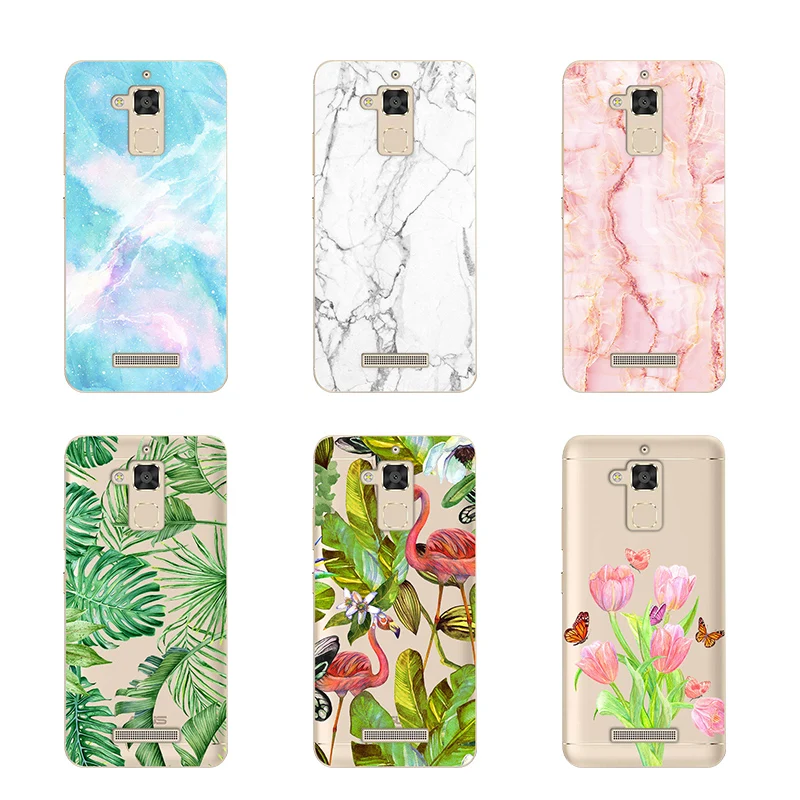 Fanatu 5 2 Capas ASUS ZC520TL Zenfone 3 MAX X008D Soft Cover Back TPU Silicone FOR