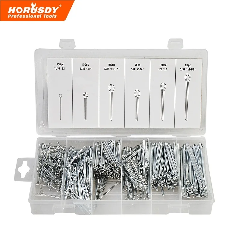 

555 unids / Repair Tool Kit Case Switch Pin Assortment U Shackle Hardware Assortment Assortment / Box