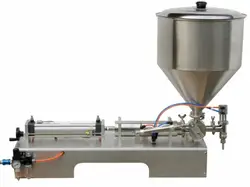 Полуавтоматическая машина для наполнения косметического крема небольшой дозы, машина для наполнения пасты