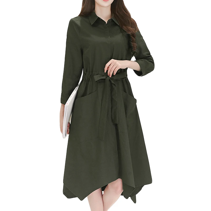 Avec Nouveau Hem Irrégulières Noir Haut Mince Lâche Longue Vêtements Surdimensionné Femmes Ceinture Xh259 Manteau 2017 Poitrine Tranchée Printemps Unique Bas ginger HWED29I