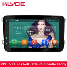 KLYDE 4G Android 8 Octa Core 4GB RAM 32GB ROM Car DVD Player Radio For Volkswagen T5 CC Eos Golf Jetta Polo Beetle Caddy Magotan