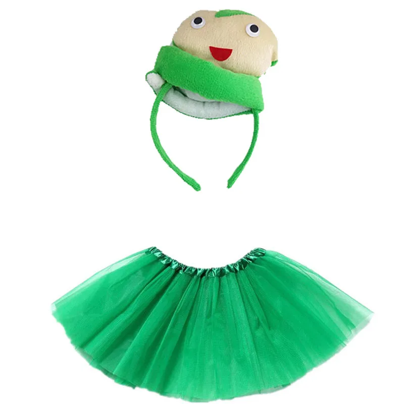 Green Snake Cosplay Headband Tutu Skirt Tie Tail Set Kids Children Party Props Animal Costume Halloween Christmas|Костюмы для