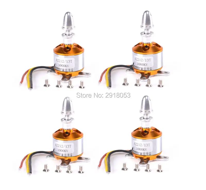 4 шт. A2212 1000KV/1400kv бесщеточный мотор Outrunner и 30A ESC 1045 Ptopeller для F450 S500 S550 мульти totor|30a