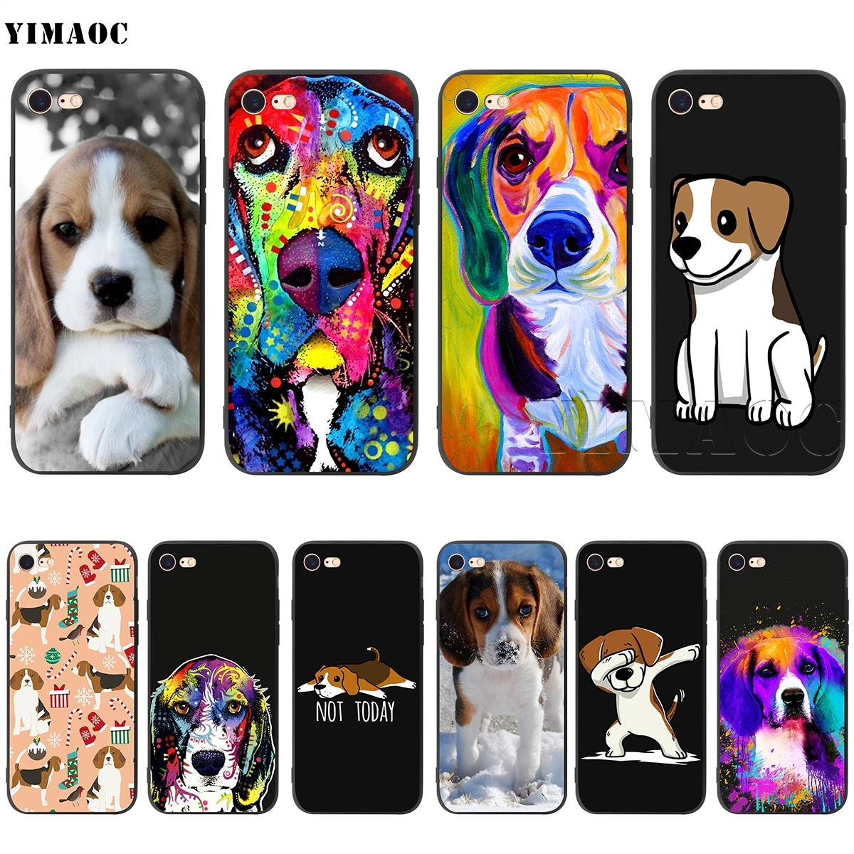 Силиконовый мягкий чехол YIMAOC Beagle Dog Для iPhone 11 Pro XS Max XR X 8 7 6 6S Plus 5 5S SE