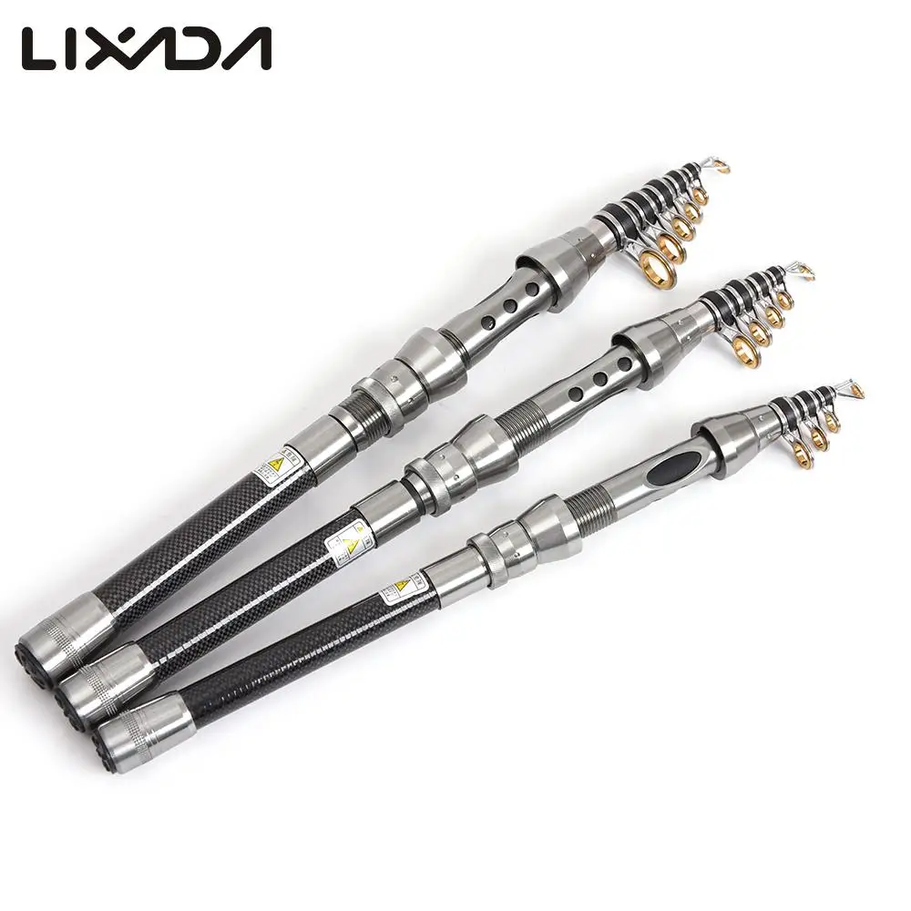 

Lixada 1.5M 1.8M 2.1M Telescopic Fishing Rod Retractable Ultralight Rod High Carbon Ocean Spinning Rod Fishing Pole Fishing Tool