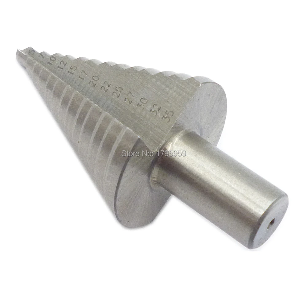 5 35mm Metric Step Drill Bit HSS 6542/M2 13 Steps Industrial Reamer
