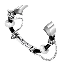 HIPERDEAL Мода замена кожа+ металлический браслет ремешок браслет Для Fitbit Alta браслет падения 26 июля