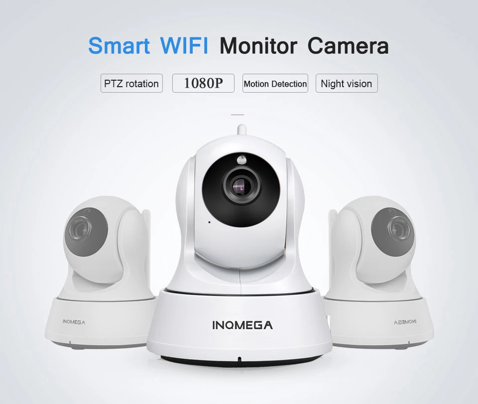 INQMEGA 720P IP камера, беспроводная Wifi камера, домашняя камера видеонаблюдения, сетевая камера ночного видения, P2P, удаленный просмотр