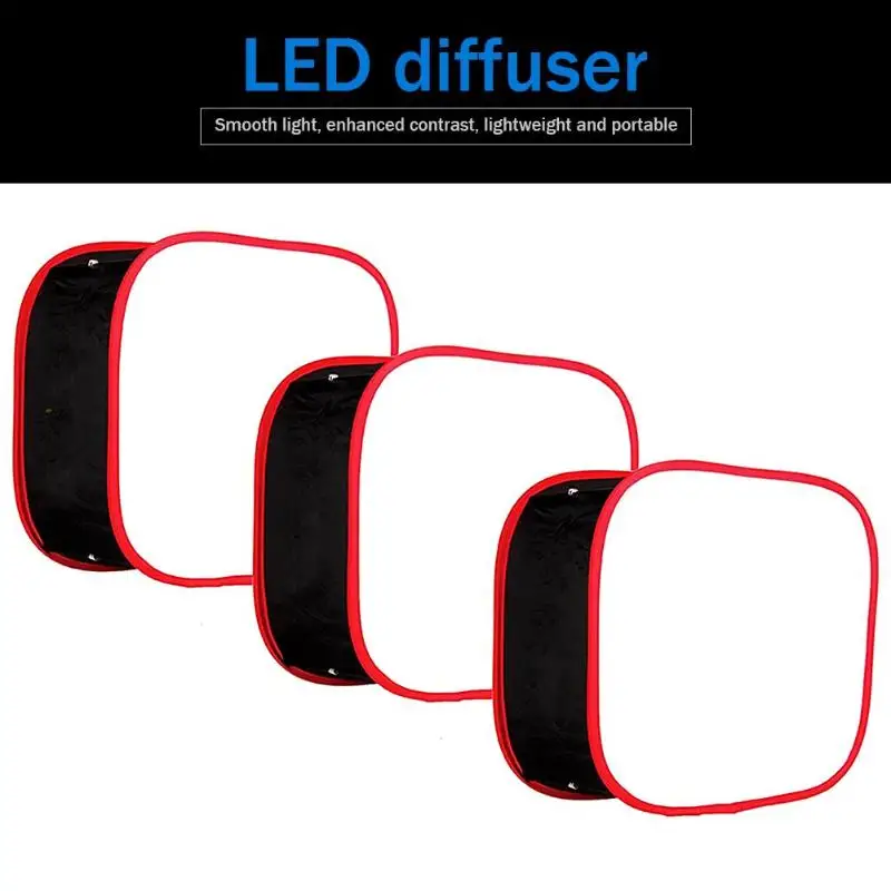 

Portable Collapsible 40x40cm Lighting Modifier Softbox for LED Light Panel