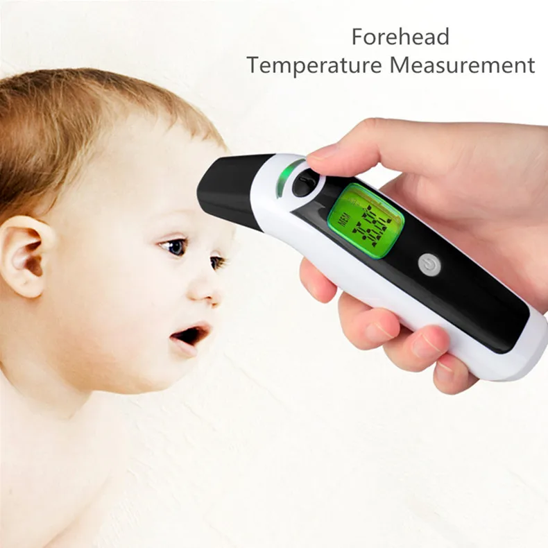 Цифровой бесконтактный термометр для детей взрослая температура Сигнализация Инфракрасный Ушной лоб Детский термометр измерение температуры