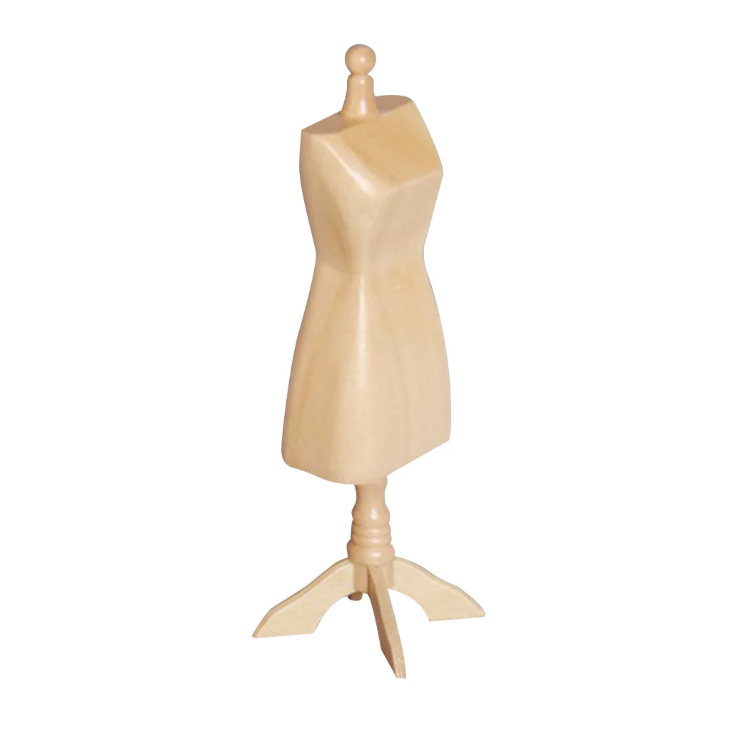 Female Doll Mannequin Dress Model Form Stand Clothing Dispaly Holder for 1/12 Dollhouse