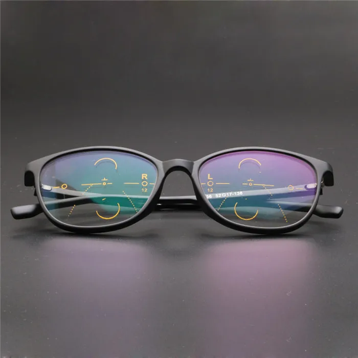 Прогрессивный переход фотохромные анти синий луч Компьютер очки для чтения гибкая рамка UV400 без линии постепенная солнцезащитные очки
