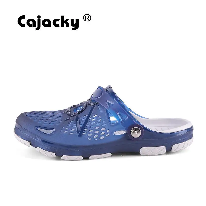 

Cajacky Unisex Outdoor Beach Sandals Summer Breathable Adult Sneakers Non-slip Slides Soft Lovers Beach Shoes Flats Slippers New