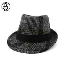 FS 2019 Лето широкими полями Гангстерские шляпы Для женщин Для мужчин шляпа Винтаж церкви Топ джаз котелок шляпа фетровая шляпа с лентой