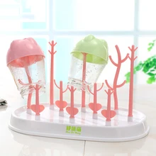 Полезные Детские сушилка для бутылок стойки простой дерево форма очистки Сушилка Полка Кухня Кормление держатель инструменты