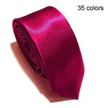 Завод Продвижение людей тощий сплошной Цвет плотная галстук 5 см ширина 35 Цвет s