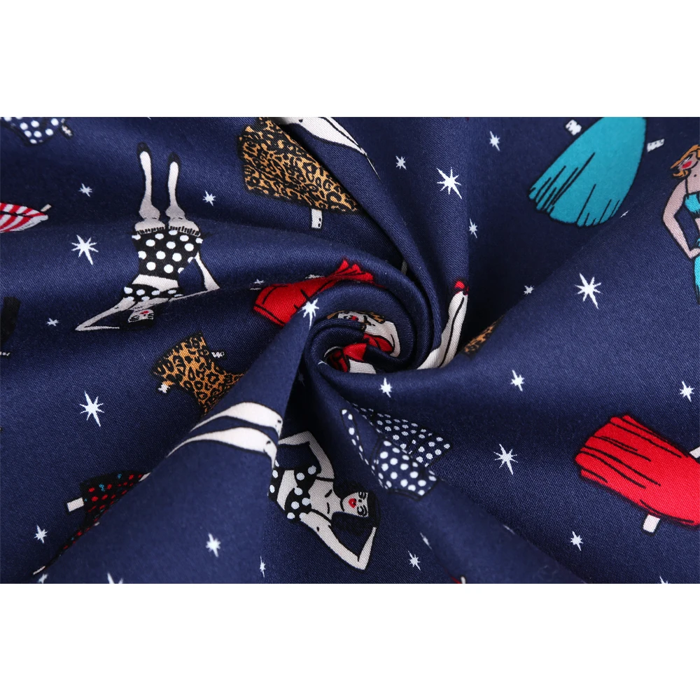 High Waist Women Summer Skater Skirt Cotton Floral Printed Rockabilly Swing Woman Clothing Bouquet Runway 50s 60s Vintage Skirts Skirts