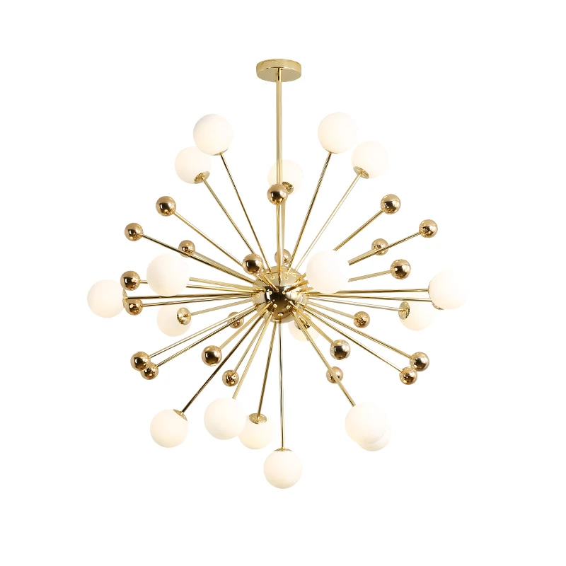 

Nordic LED Chandeliers Dandelion American Magic Bean Lights Art Decoration Light Fixtures for Living Room Dining Room Bedroom