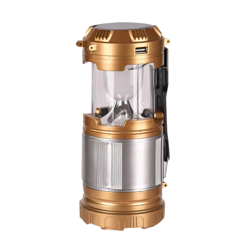 Solar LED Camping Lantern Portable Outdoor Rechargeable ...