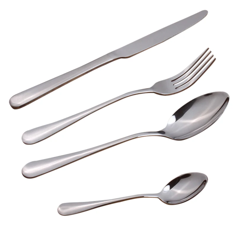 1/4 шт. набор столовых приборов из нержавеющей стали|silverware set|cutlery spoonstravel cutlery |