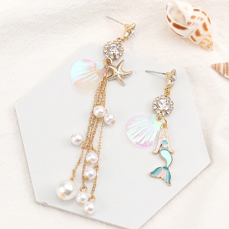 2pcs-lot-Zinc-Alloy-Handmade-Drop-Oil-Mermaid-Fishtail-Animal-Bird-Charms-Pendants-For-DIY-Jewelry
