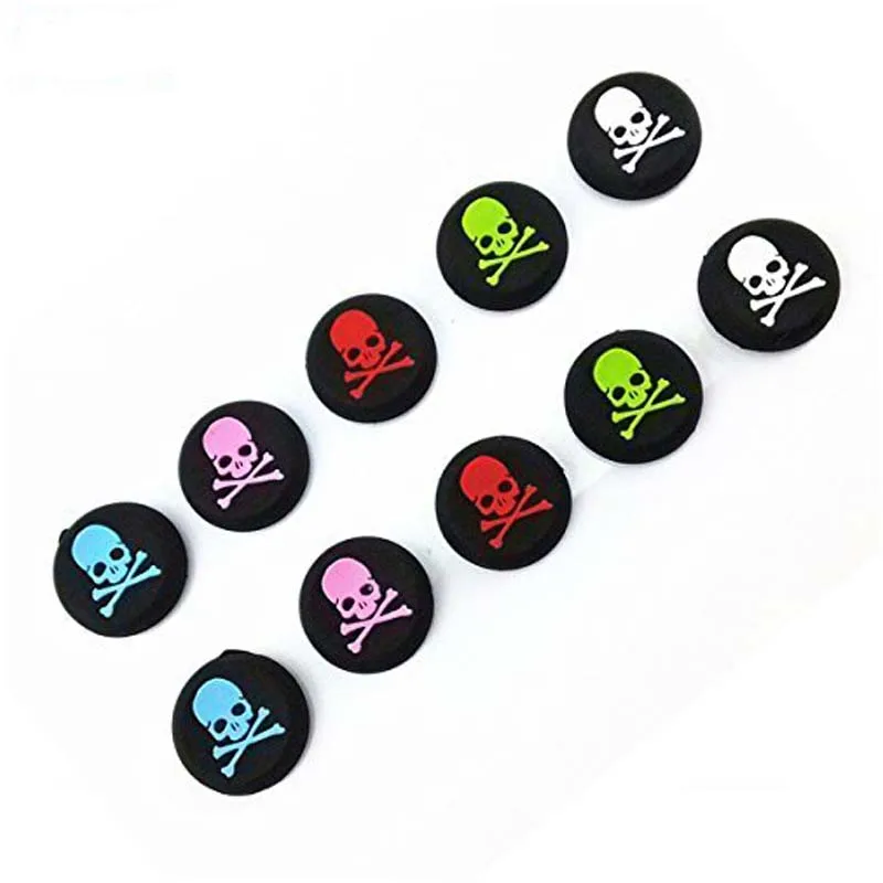 

1pcs Skull Design Anti-slip Silicone Caps for Sony PS3 For PS4 Game Controller Key Protector Joystick Caps for XBOX ONE/360
