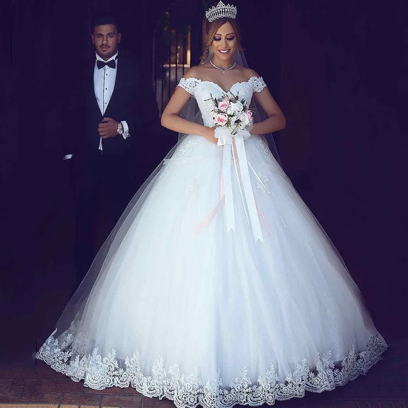 Arabic Said Wedding Dresses free Petticoat