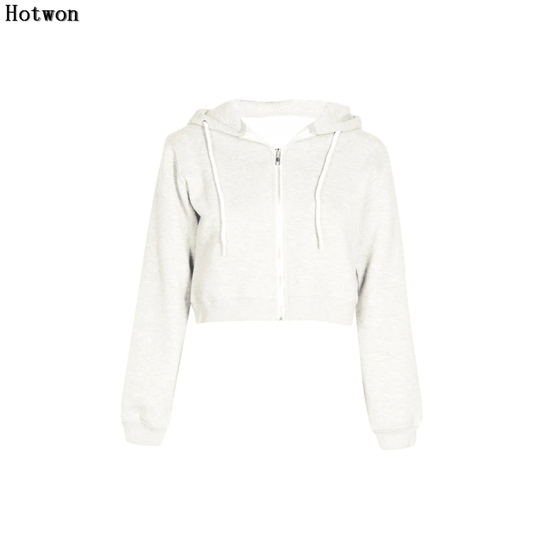  2017 New Women Fashion Casual Loose Punk Hooded Hoodie Long Sleeve Stylish Crop Top Spring Autumn T