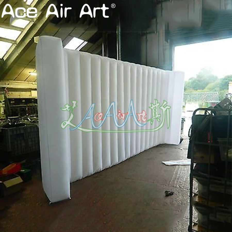  Factory customized lighting inflatable partition wallinflatable background wall for background deco