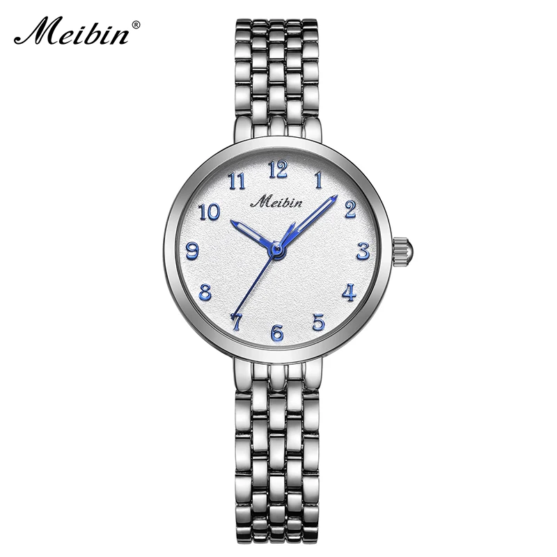 

MEIBIN New Fashion Women Quartz Watches Casual Waterproof Ladies Bracelet Watch Dress Alloy Female Clock Gifts Reloj Mujer 1051
