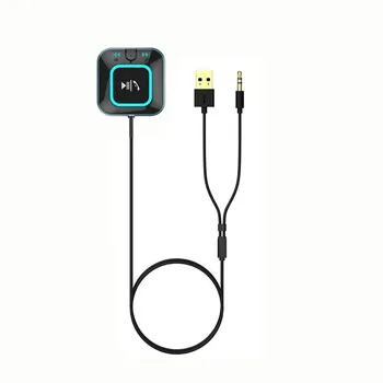 

Mini NFC Bluetooth Audio Receiver Bluetooth Car Kit Portable Wireless Bluetooth A2DP Music Receiver Speaker Hands-free for Car