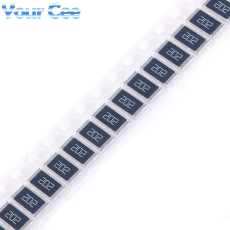 50 шт. SMD чип резистор 2512 1 Вт 2K Ом 202 5% Резистор 2KR|resistor kit|resistor priceresistor led |