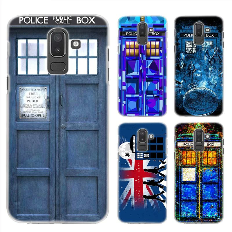 

BiNFUL Tardis Box Doctor Who Hard Clear Case Cover Shell for Samsung Galaxy A6 A8 Plus 2018 J4 J6 J8 2018