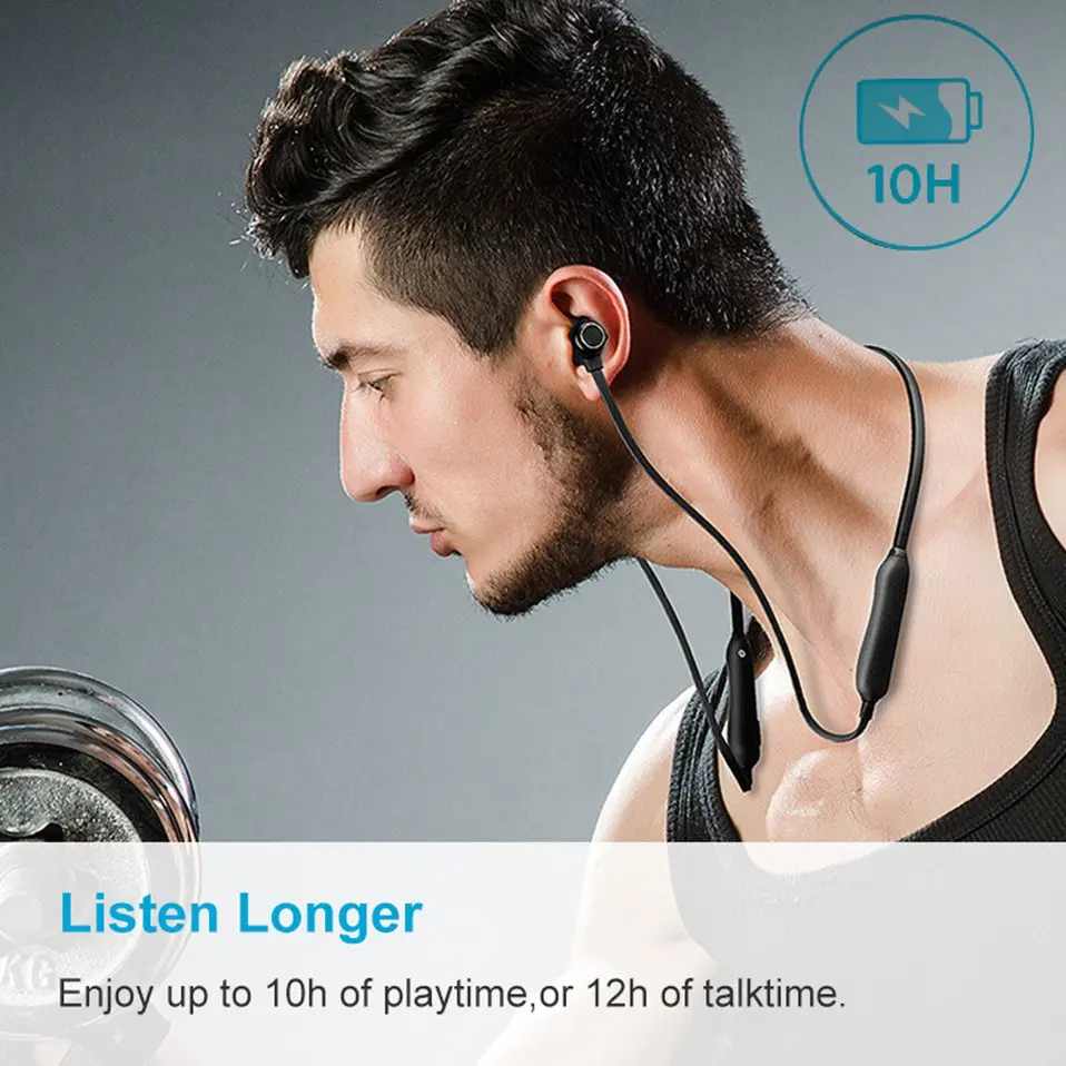 Bluetooth 5.0 Wireless Sports Earphones Running Headband For Man Bass HiFi Headphones with Microphone for Xiaomi Samsung iPhone  (6)