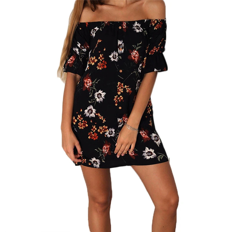 off shoulder hot dress