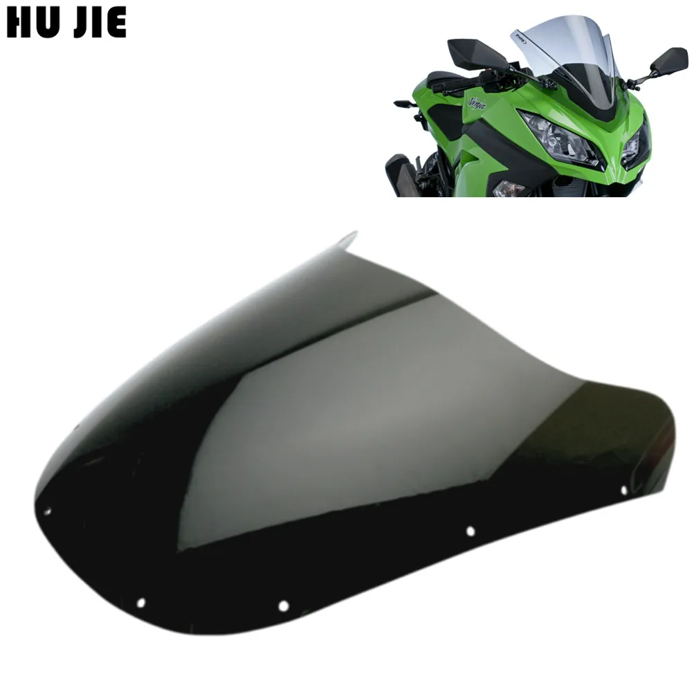 Черный для Kawasaki Ninja ZX 9R ZX9R 1994 1995 1996 1997 защита ветрового стекла мотоцикла с двойными