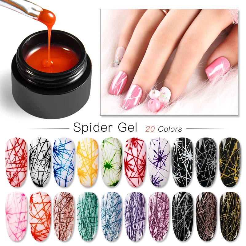 

Mtssii 7ml Wire Drawing Nail Gel Lacquer Painting Gel Varnish Pulling Silk Spider Creative Nail Art Gel Nail Polish Manicure