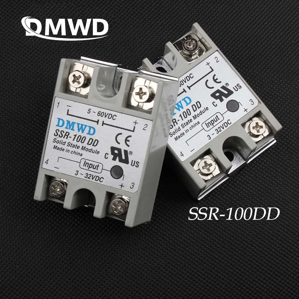 

DMWD solid state relay SSR-100DD dc-dc 100A 3-32V DC TO 5-60 DC SSR 100DD relay solid high quality