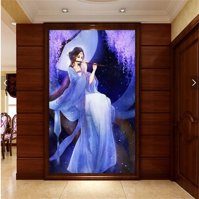 DIY Diamond Embroidery Round Diamond Piper Girl Cartoon Full Rhinestone Diamond Painting Cross Stitch Needlework Home Decor Gift