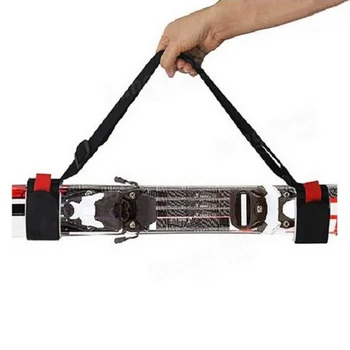 

Adjustable Ski easy backpack cross country Ski Pole Shoulder Hand Carrier Lash Handle Dual Board Strap bag Outdoor gadgets