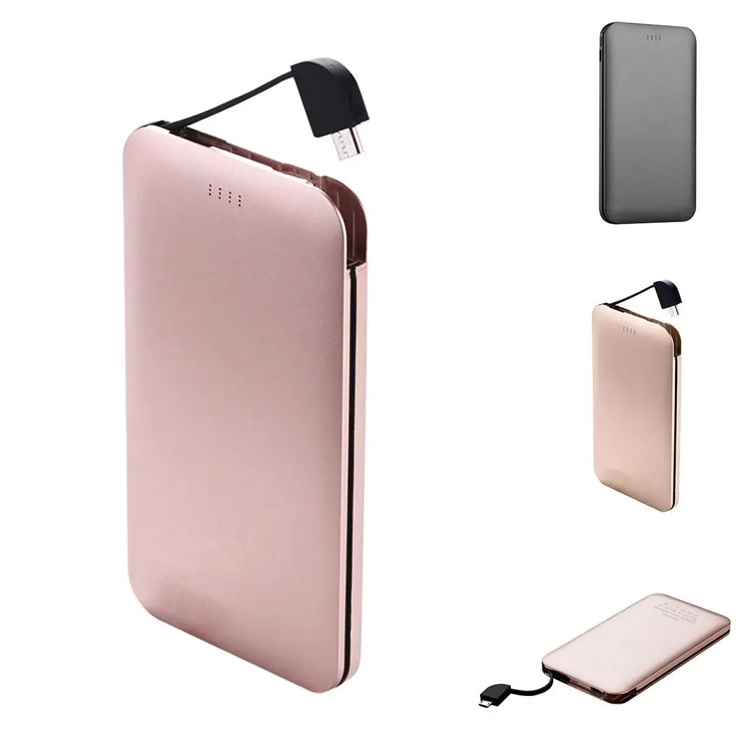 

20000mAh USB External Battery Power Bank Special Design Backup Phone Powerbank with Invisible USB For Xiaomi MI iPhone Samsung