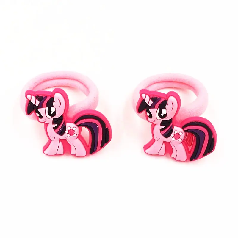 4 шт. заколки для волос My little Baoli Poni Horse Unicorn аксессуары девочек резинки