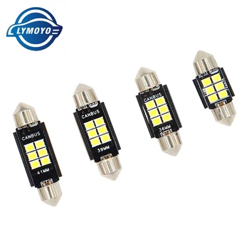 

50pcs C5W 3030 LED 31mm 36mm 39mm 41mm Super Bright Festoon C10W Canbus For Car Dome Light Interior Reading Licence Plate Bulb