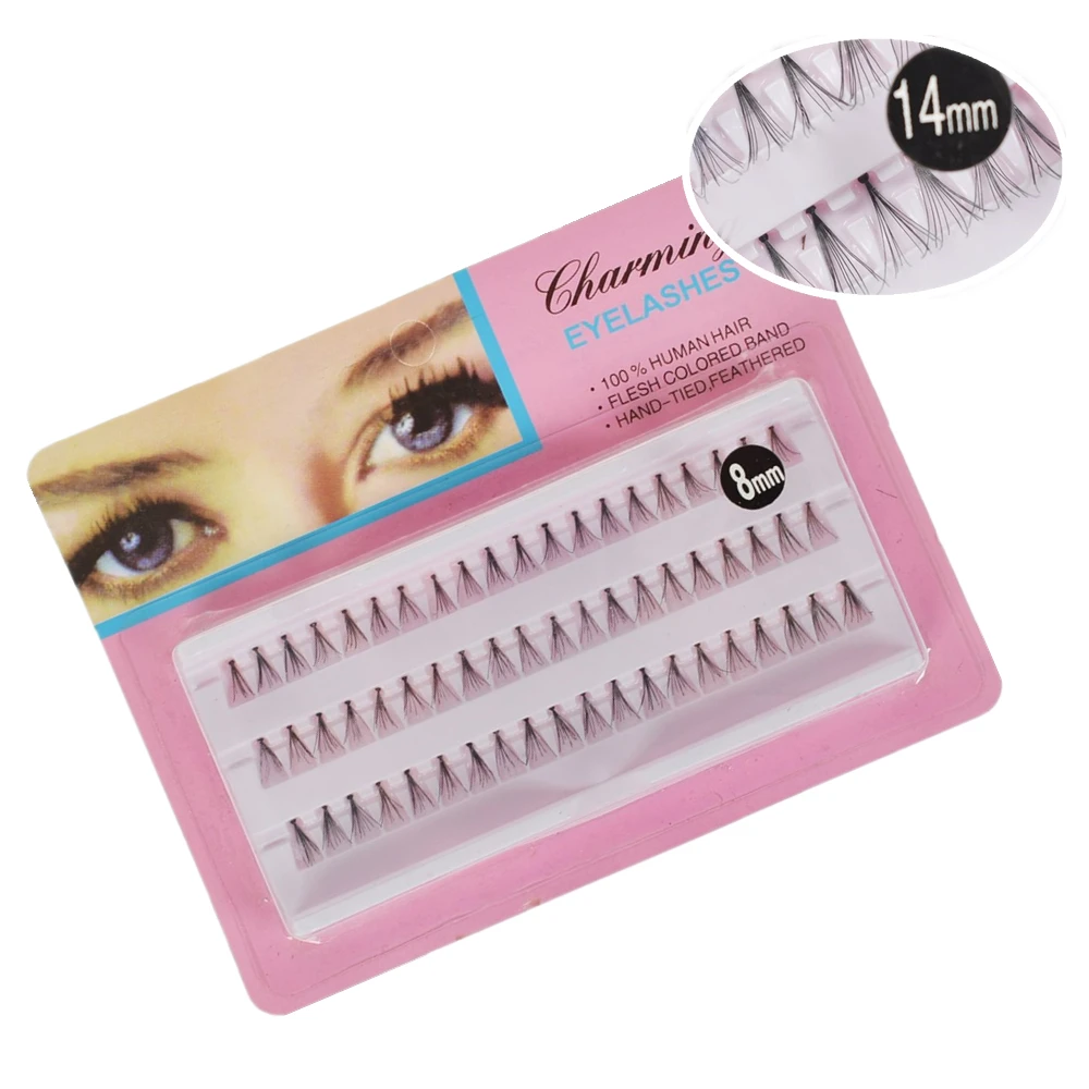 

1 Box Natural Long 10D 0.15C Black Individual Wave Mink Eyelashes Falsh Fake Artificial Eyelash Extension Eye Makeup Beauty Tool