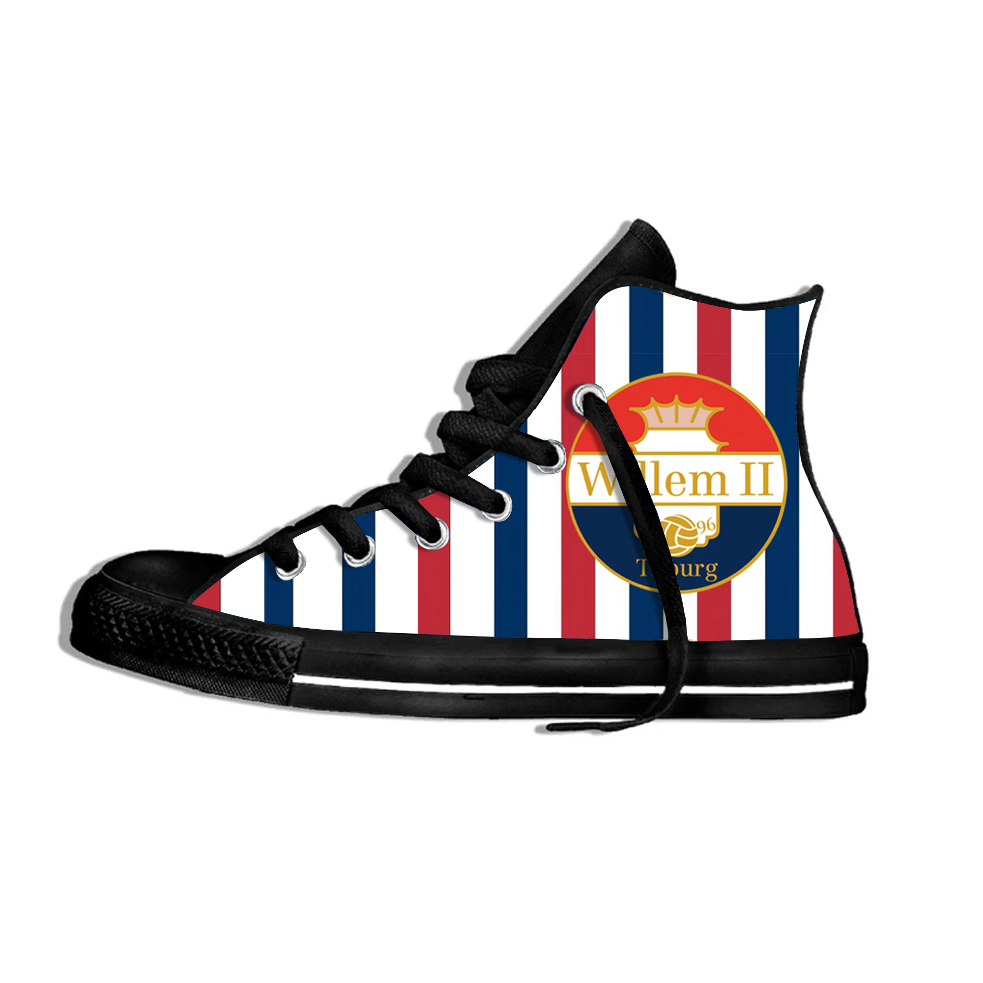 

2019 New Fashion Netherland Team Waliking Breathable Shoes Willem II Tilburg Men and Women Lightweight High Top Sneakers