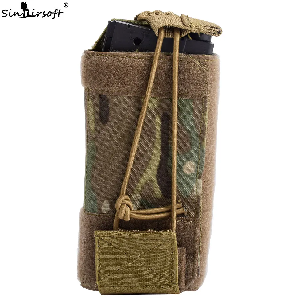 

SINAIRSOFT Tactical Magazine Pouch Cordura Molle Adjustable 5.6 inches phone Clip Holster Airsoft for Hunting Fishing Camping