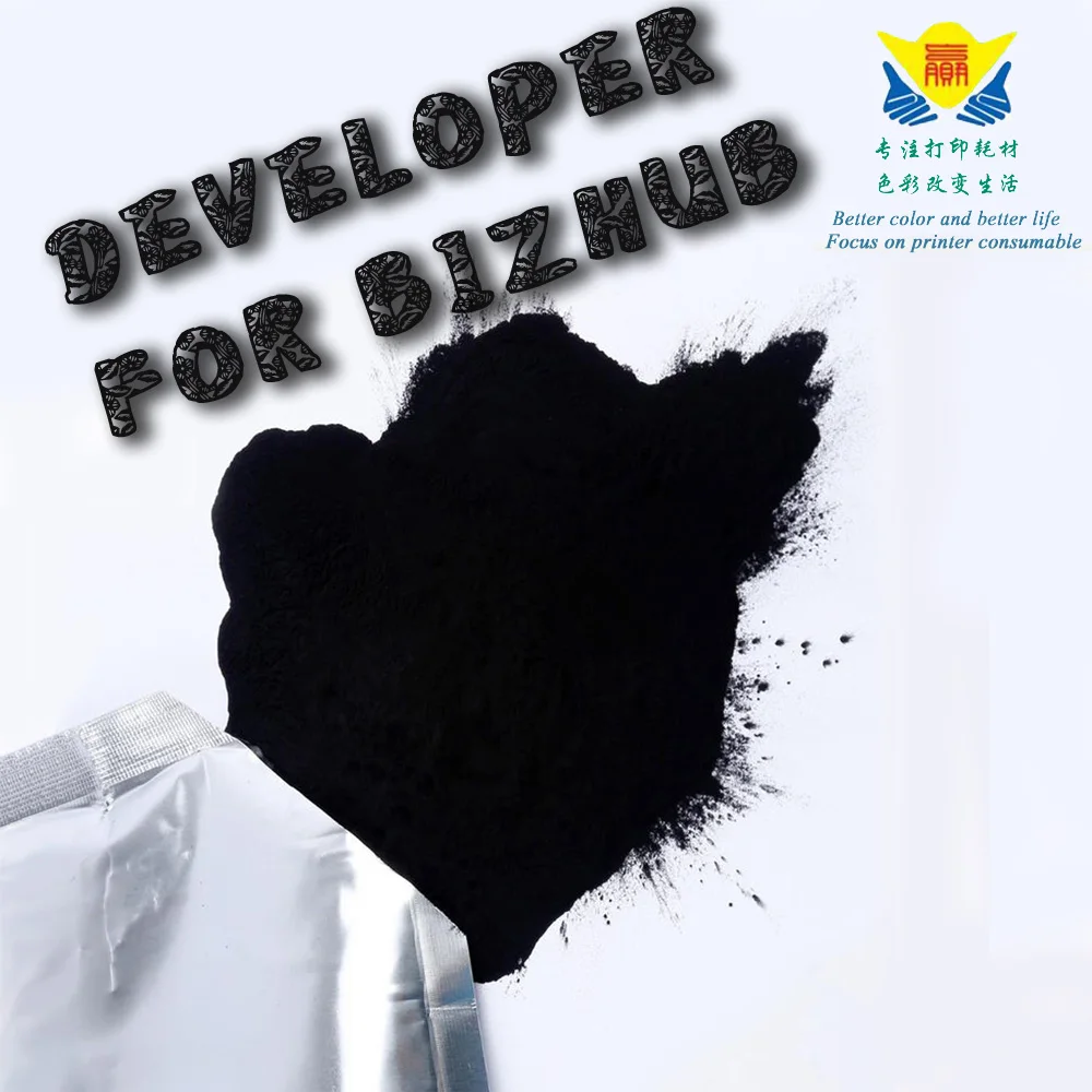 

JIANYINGCHEN Comapatible black Developer powder for Konica Minolta Bizhub 210 211 162 183 laser printer 200g per bag